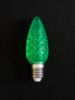 Green c9 bulb